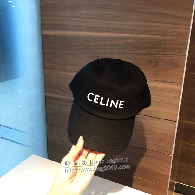 CELINE男女同款帽子 賽琳經典字母棒球帽鴨舌帽  mm1475